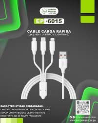 CABLE ECOPOWER 3 EN 1