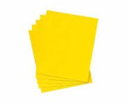 CARTULINA COLOR AMARILLO