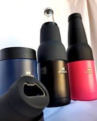 Porta botella mas vaso termico