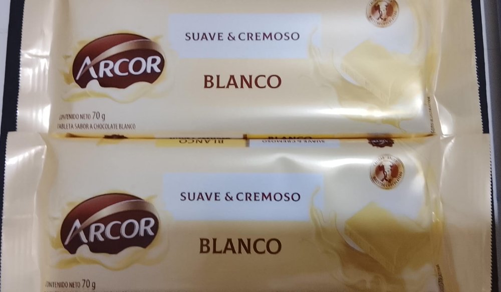 tableta c leche   BLANCO 6x12x65g ARCOR