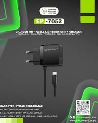 CARGADOR ECOPOWER IPHONE EP-7052