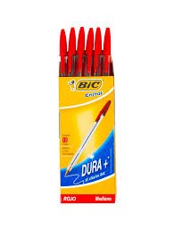 BOLIGRAFOS BIC ROJO