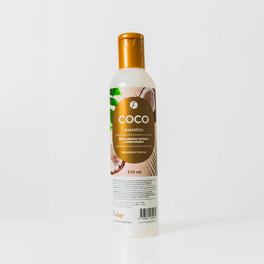 Shampoo coco y argan Frilayp x 370ml
