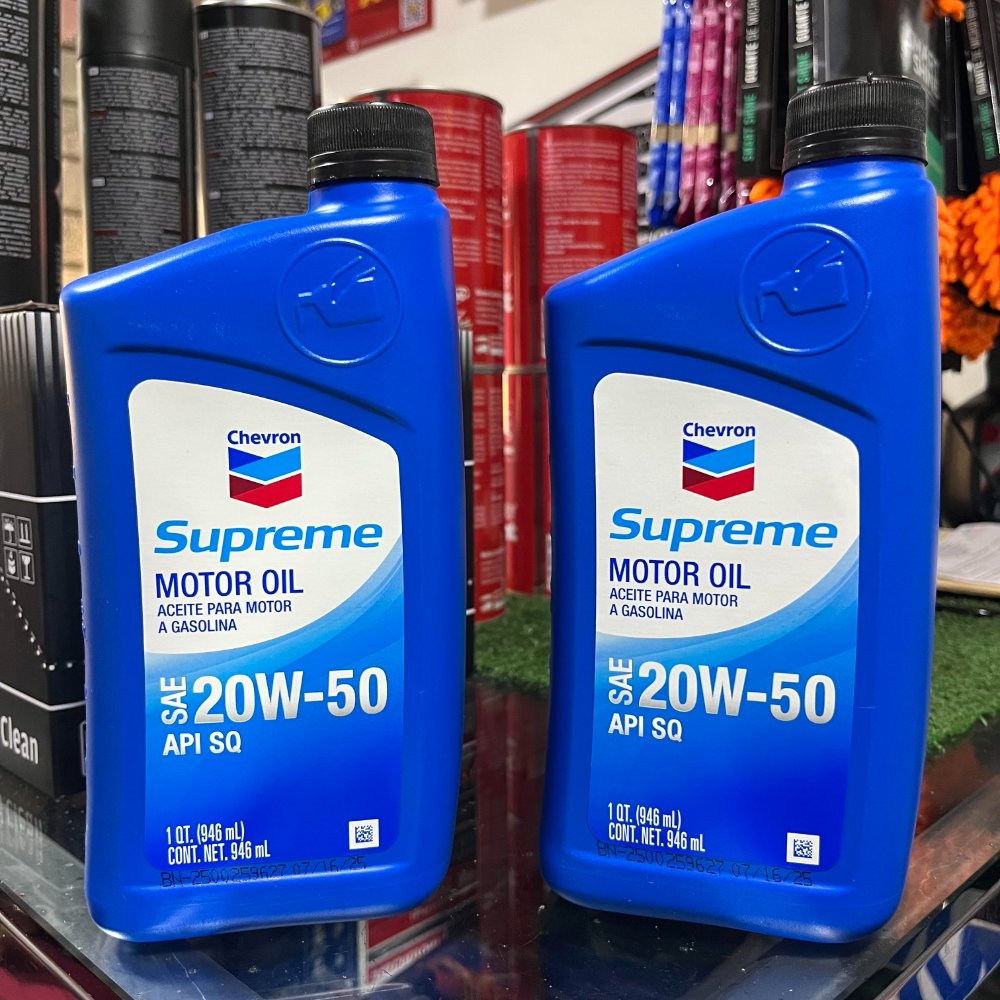 SUPREME MOTOR OIL CHEVRON 20250 MINERAL
