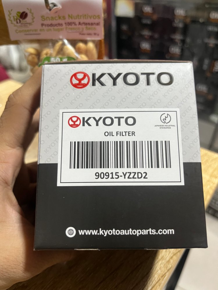 KYOTO 90915- YZZD2 ML-3614 FILTRO DE ACEITE PARA TOYOTA 4RUNNER, AVALON V6 3.0, CAMRY V63.0L, FJ CRUSER 4.0L, FORTUNER 4.0L,HIKUX 2.4L... OTROS