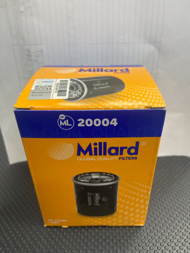 FILTRO DE ACEITE MILLARD ML20004