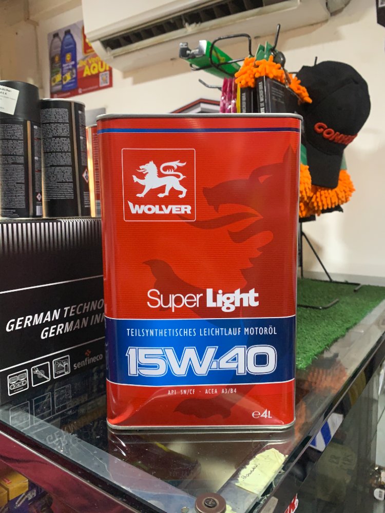 Wolver 15w40 semisintético DE GARRAFA
