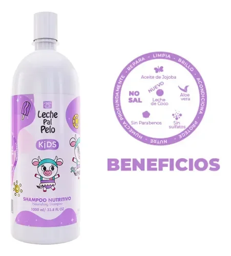 SHAMPOO NUTRITIVO KIDS X1000ML LECHE PAL PELO
