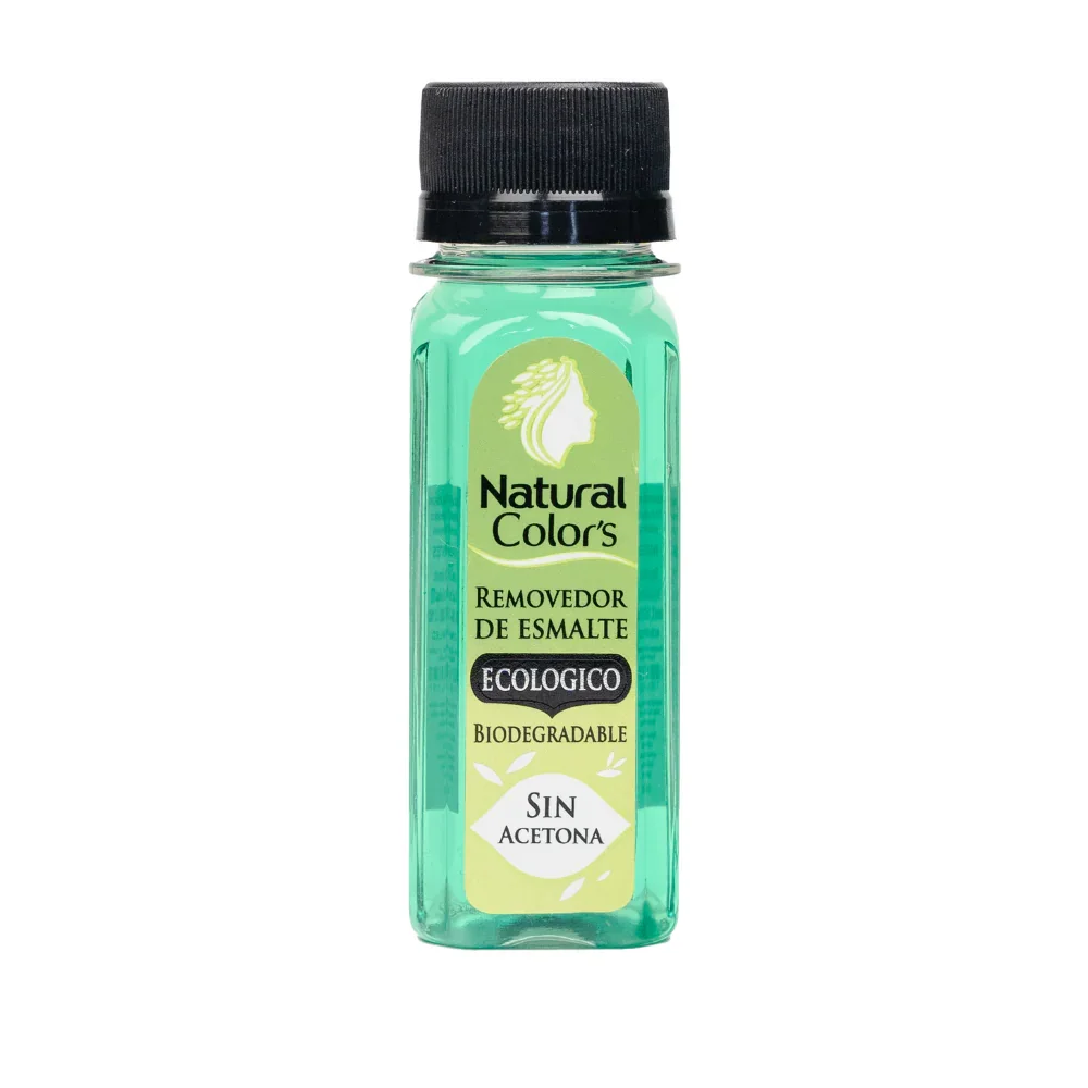 RERMOVEDOR DE ESMALTE SIN ACETONA  NATURAL COLOR X 60ML