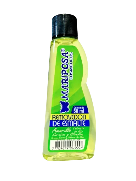 REMOVEDOR MARIPOSA AMARILLO 50 ML