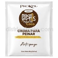 PROKPRIL CREMA PARA PEINAR CRESPOS CON AGUA DE COCO X40G