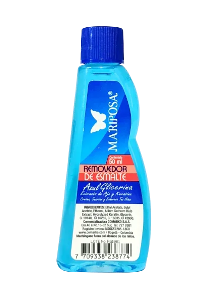 REMOVEDOR MARIPOSA AZUL 50 ML