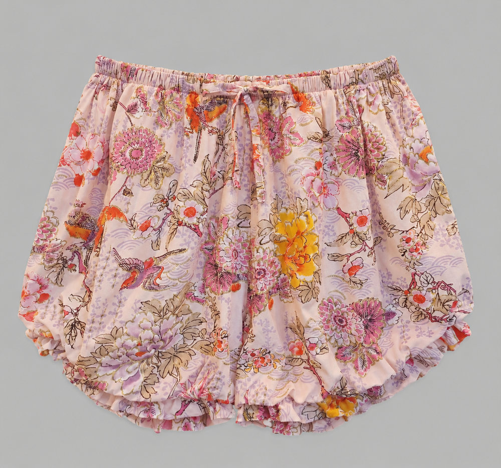 Short Pijama Rosado Moriko Apompado