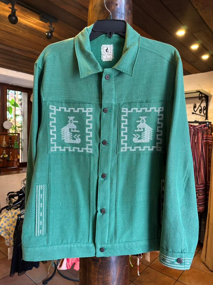 Chaqueta Quetzal H. Verde con Blanco