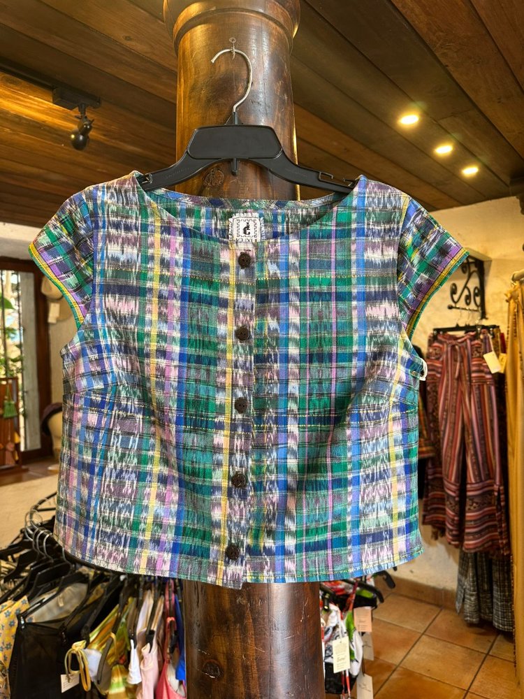 Audrey Top Verdes y azules