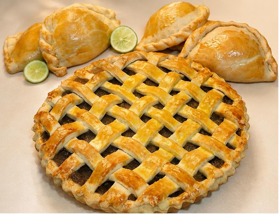 Pie de manzana grande