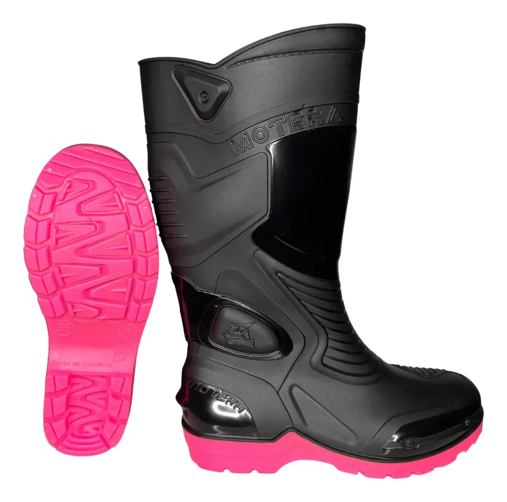 Bota motera Fucsia