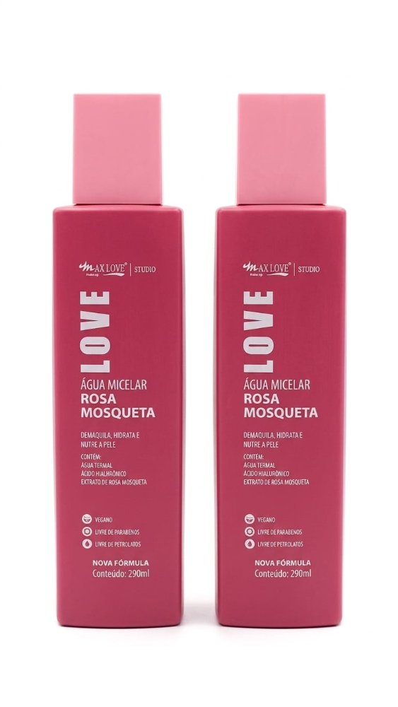 Água Micelar Rosa Mosqueta Max Love 290ml