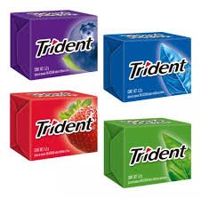 Chicle Trident 4´s