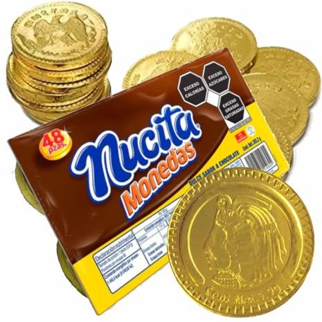 Monedas chocolate