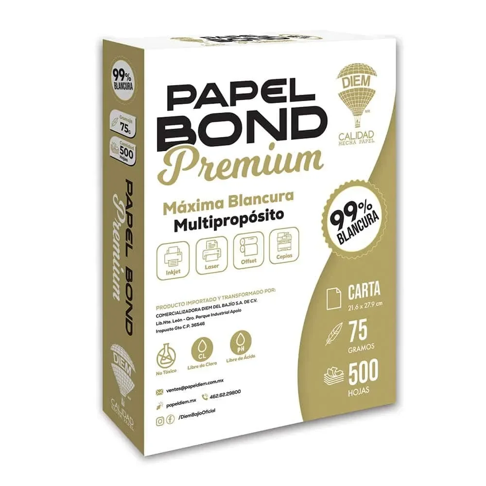 Paquete hojas blancas (500)