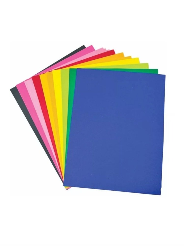 Paquete 100 hojas de colores T/C
