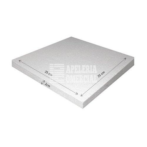 Unicel placa 25*25*2