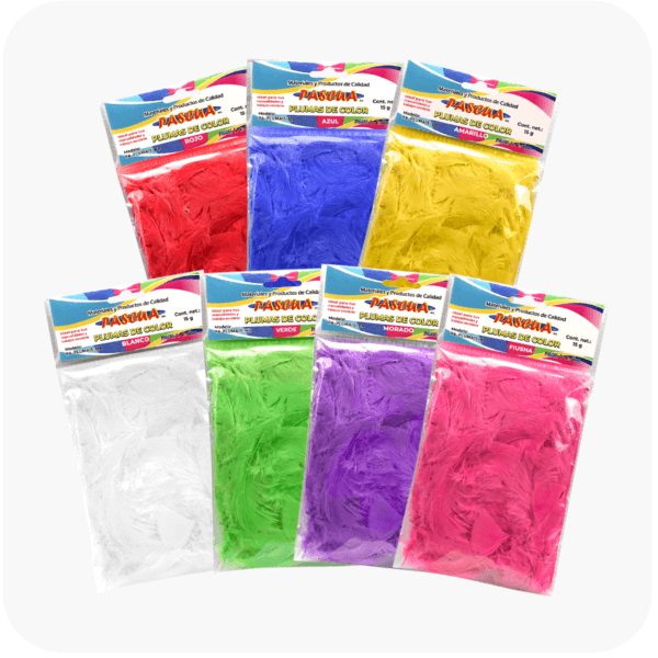 Plumas de color