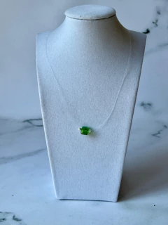 Tanza cubito verde y bolita (40cm)