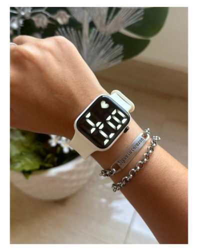 RELOJ DIOR BLANCO CON LUZ