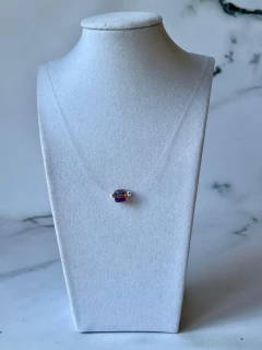 Tanza cubito violeta y bolita (40cm)