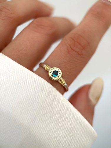 ANILLO BVLGARI (PLATA Y ORO) Nº 23