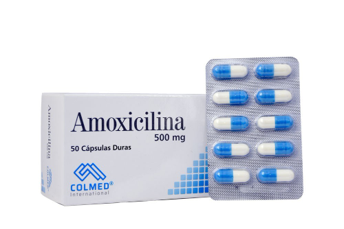 AMOXICILINA 500MG CAP  BLISTER  X  10 COLMED