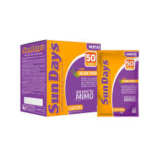 SUNDAYS CON ALOE VERA 50 FPS SACHETS X 10 GR