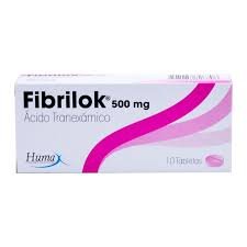 FIBRILOK ACIDO TRANEXA CJ X 10 TAB HUMAX