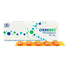 ORBEREC-NIMODIPINO 30 MG BLISTER X 10BLASKOV