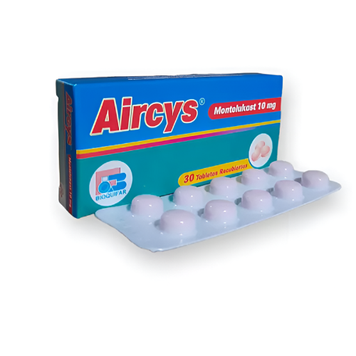 AIRCYS MONTELUKAS  10 MG TABLETAS BLISTER X 10 UNIDADES  BIOQUIFARMA