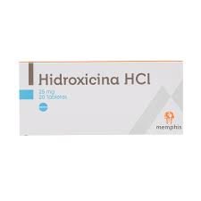 HIDROXICINA X 25 MG MEMPHIS SELLO X 10