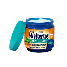 CREMA MIELTERTOS MENTOL FRASCO X 60 GR NATURAL FRESHLY