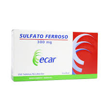 SULFATO FERROSO 300  MG X 250 TAB - -ECAR