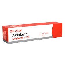 ACICLOVIR 5 % UNGUENTO X 15 GR GENFAR