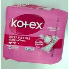 PROTECTORES ULTRAFLEXIBLE X 15 UNIDADES KOTEX