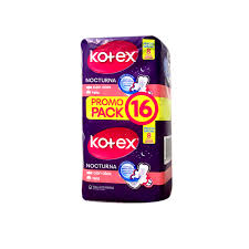 TOALLA FEM KOTEX NOCT TELA X 8UDS + 8 NOCT PRECIO ESPECIAL - KIMBERLY