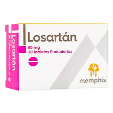 LOSARTAN 50 MG CAJA X 30 TAB MEMPHIS