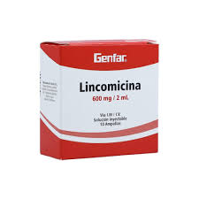 LINCOMICINA 600MG/2ML INYECTABLE GENFAR