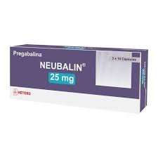 NEUBALIN 25MG (PREGABALINA 25MG) X 10 CAP N