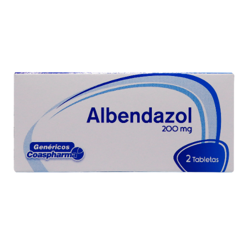 ALBENDAZOL TABLETA 200 MG  X 2 UNIDADES COASPHARMA