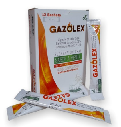 GAZOLEX ( ALGINATO,CARBONATO, BICARBONATO) SACHET RUECAN