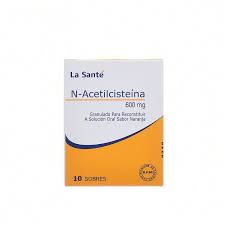 N-ACETILCISTEINA 600MG LA SANTE GRANULADO