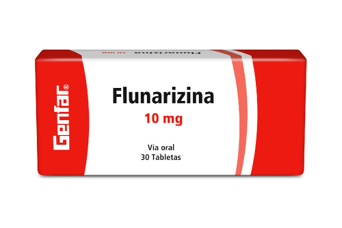 FLUNARIZINA 10MGX 30 TABLETAS  G.F